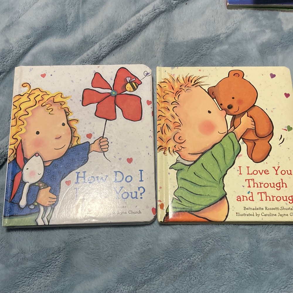 Two books how do I love you and I love you through and through